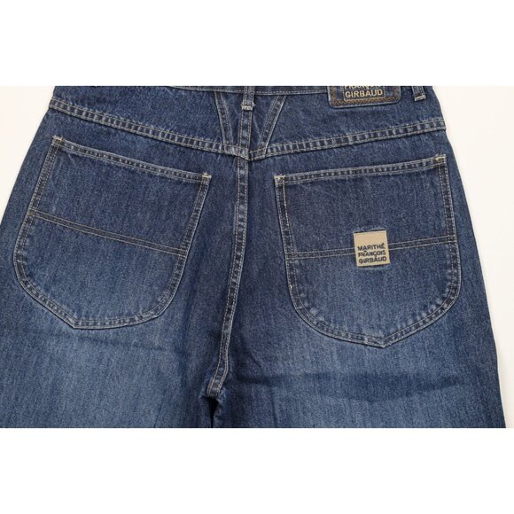 NOS Vtg 90s Marithe Francois Girbaud Mens 32 Loose Denim Jean Shorts Blue Cotton - Picture 9 of 11